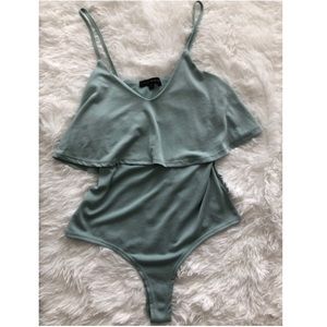 Teal L.A. Hearts Bodysuit